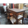 TABLE BUREAU BOIS ANC TITOIR DENTELE