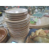 SERVICE GRES VILLAGE ASSIETTES PLATES ET DESSERTS