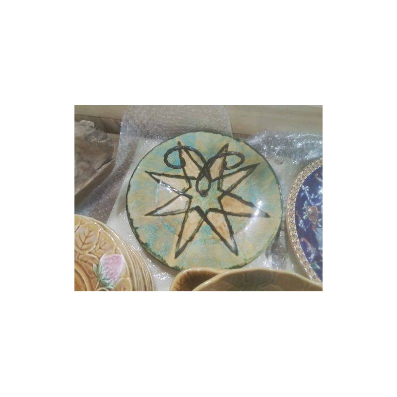 PLATEAU FROMAGE ETOILE VERT JAUNE