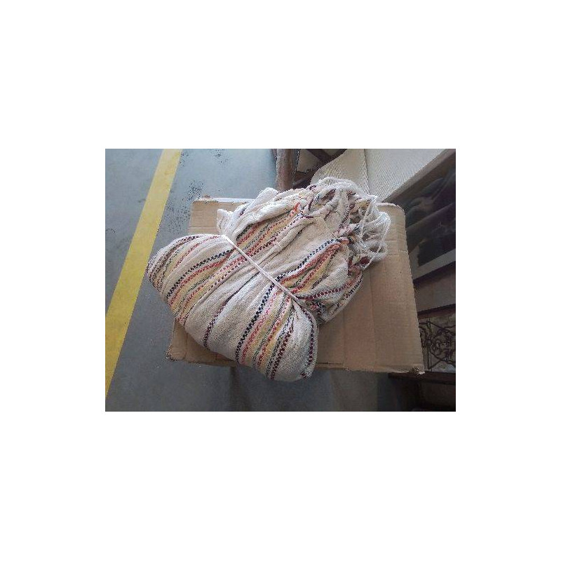 HAMAC TISSU BLANC COLORÉ 