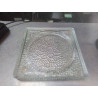 ANCIEN RAMASSE MONNAIE PAVE VINTAGE VERRE CARRÉ BROSSETTE