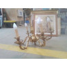 LUSTRE 6 BRANCHES BRONZE