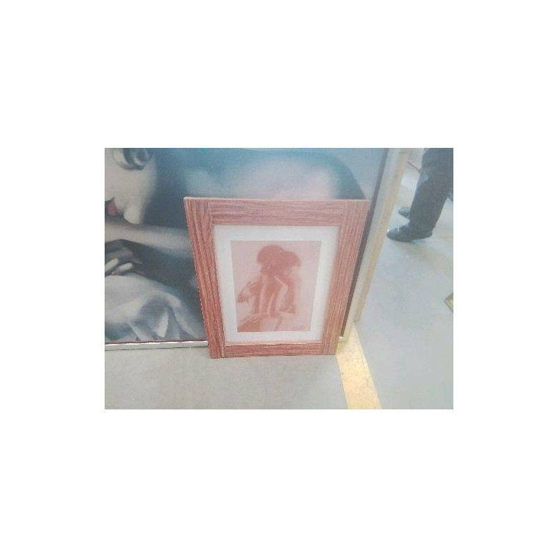 TABLEAU FEMMES FLOQUET BOIS ROUGE