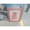 TABLEAU FEMMES FLOQUET BOIS ROUGE