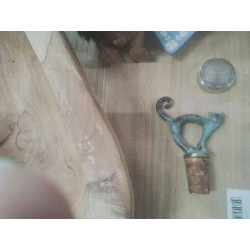 ANCIEN BOUCHON CHAT BRONZE