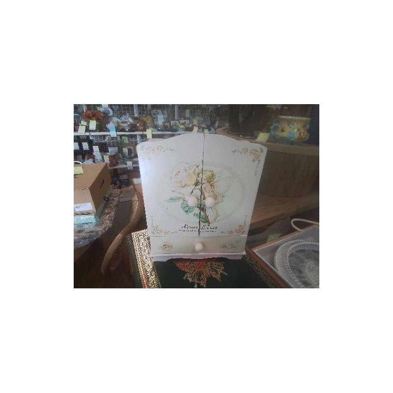 ARMOIRETTE A BIJOUX FLEURS ST FEES
