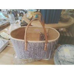 PANIER ANSES CUIR CARREAUX...