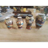 ENS 4 VASES DECOR ASIATIQUE