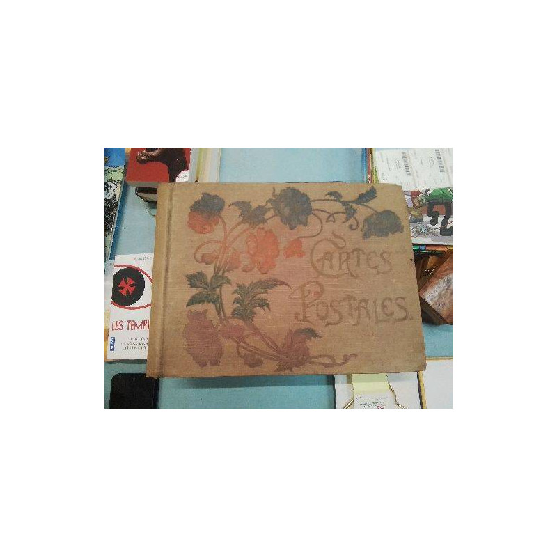 ANCIEN ALBUM A CARTES ART NOUVEAU