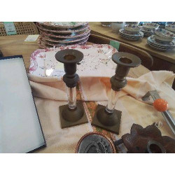 DUO BOUGEOIRS VINTAGE...