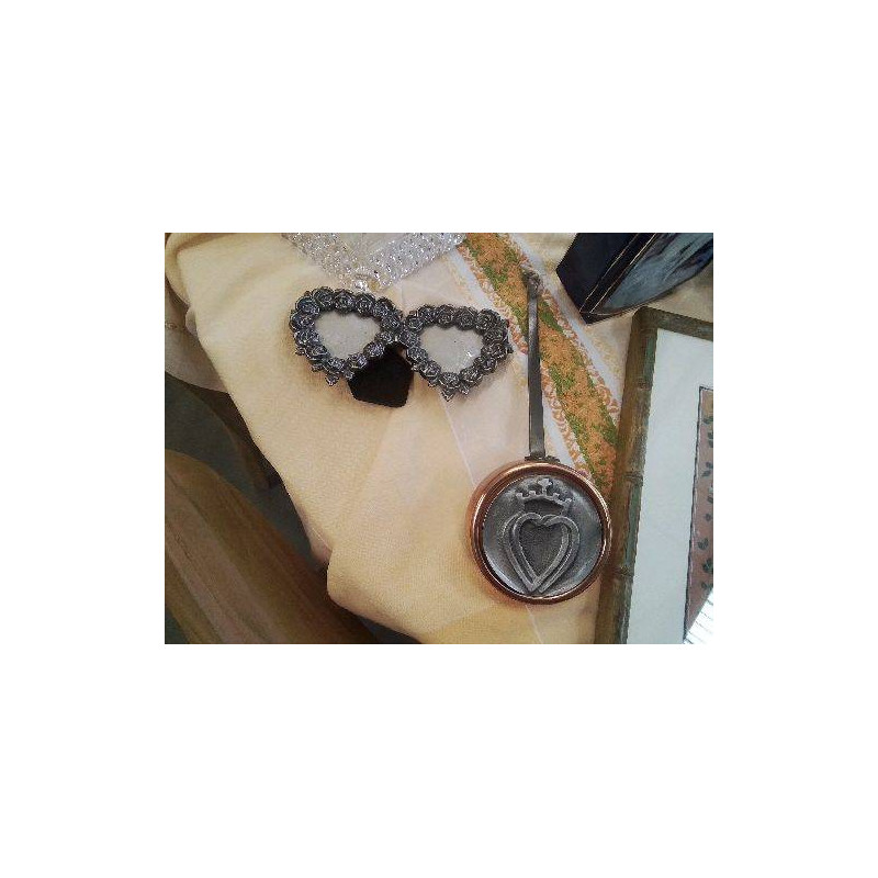 PETITE CASSOLETTE CUIVRE ETAIN PM COEUR CHOUANS 