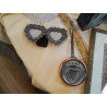 PETITE CASSOLETTE CUIVRE ETAIN PM COEUR CHOUANS 