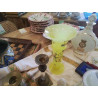 VASE VINTAGE JAUNE EVASE