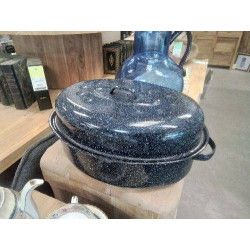 COCOTTE OVALE METAL NOIRE...