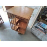 BIBLIOTHÈQUE PIVOTANTE TECK PM  66X41X41