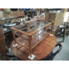 TABLE BASSE 2 NIV VERRE TOUR FACETTES 
