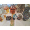 LOT 4 VASES POTICHES BOITE CLOISONNES