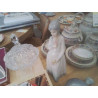 STATUE FEMME PORCELAINE ESPAGNOLE