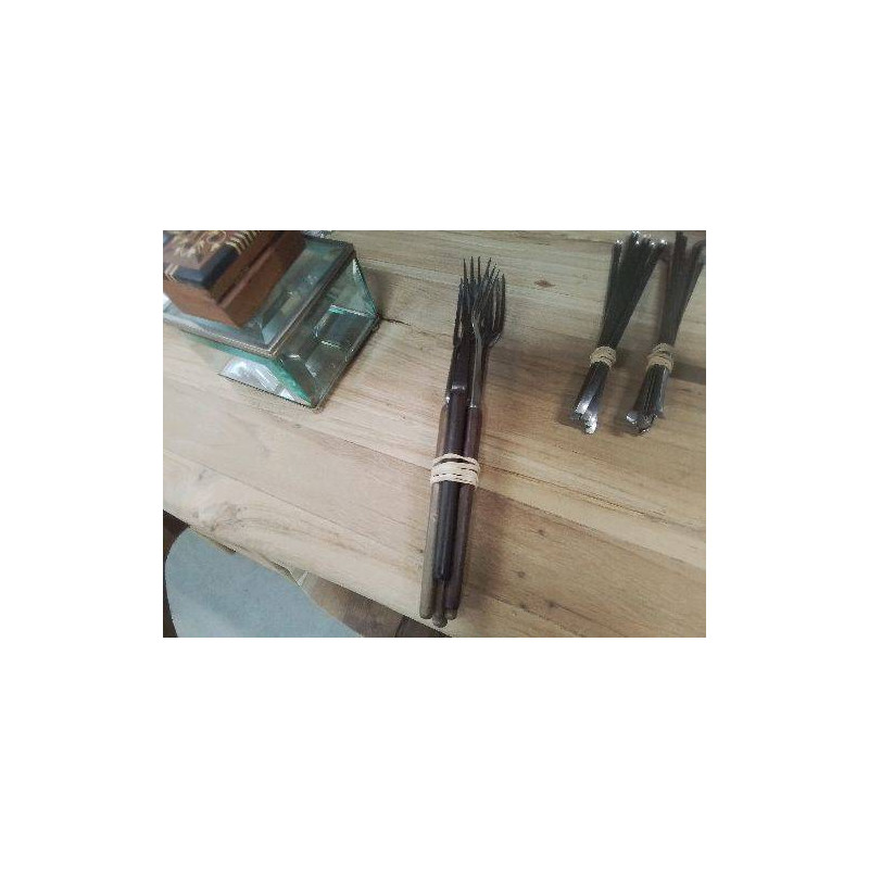 LOT FOURCHETTES A FONDUES VINTAGE 