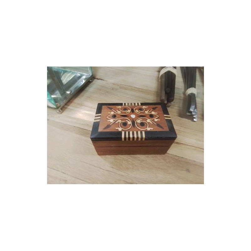 BOITE COFFRET EN TECK PM
