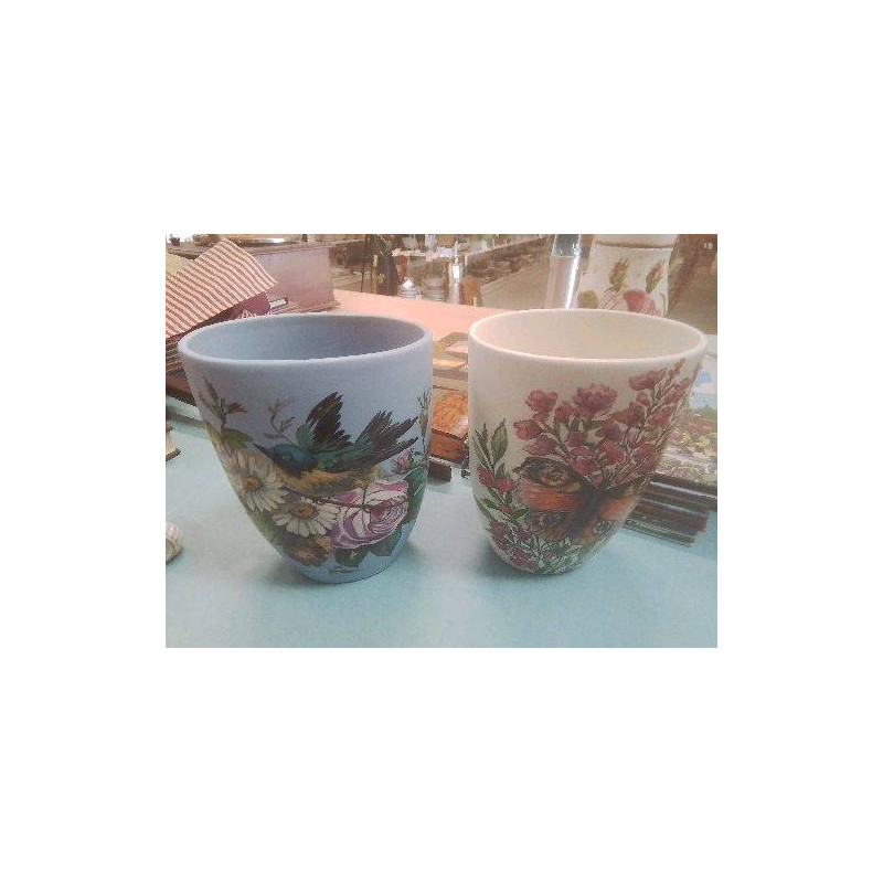 VASE IKEA PEINT A LA MAIN