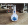 SOLIFLORE PORCELAINE BLANC FLEURS BLEUES