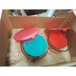 LOT 3 BOLS VERRE A COUVERCLE