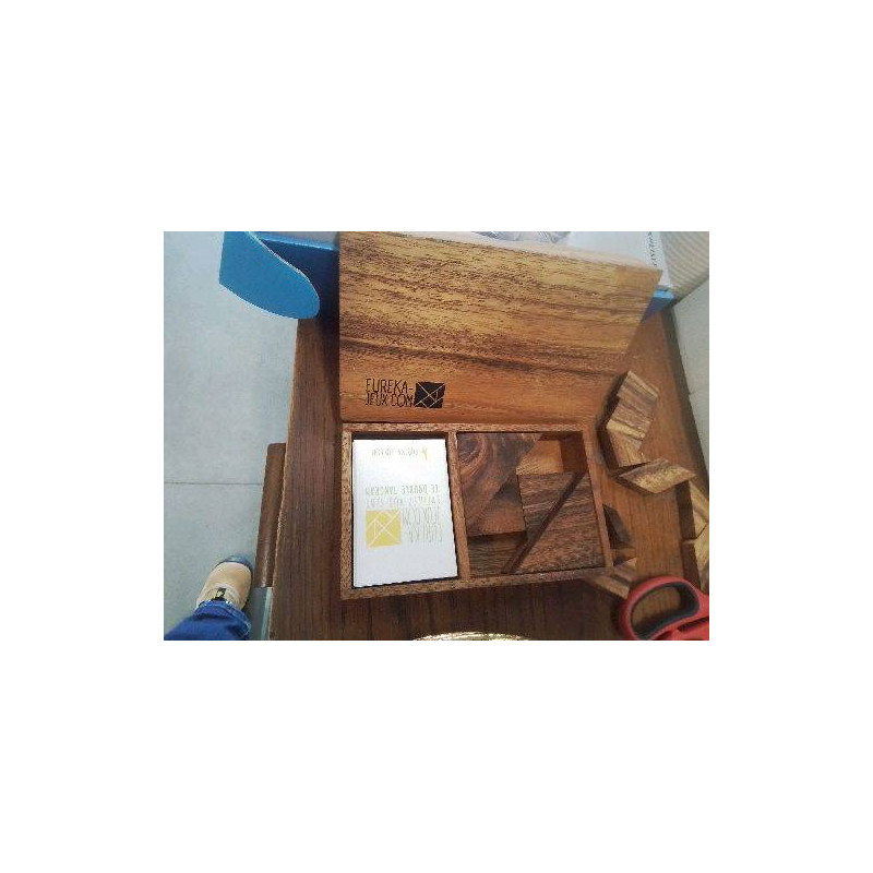 CASSE TETE BOIS EUREKA ET COFFRET TECK TANGRAM