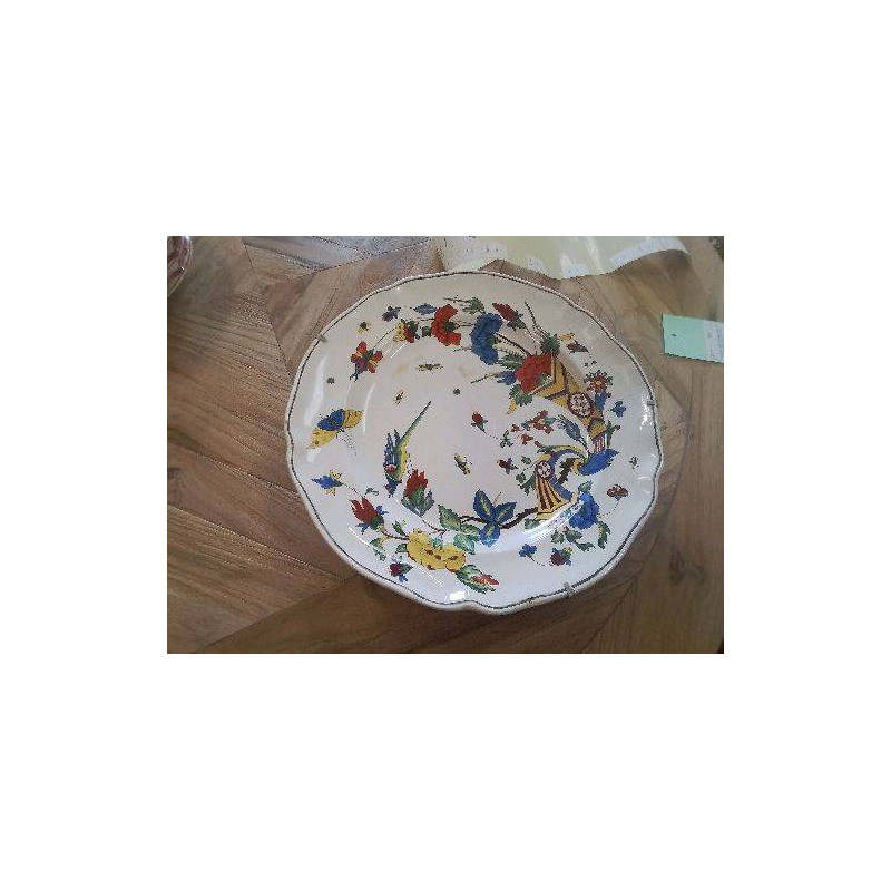 PLAT FAIENCE LUNEVILLE GM EN L ETAT