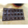 MOULE À CANNELÉS SOUPLE MARRON