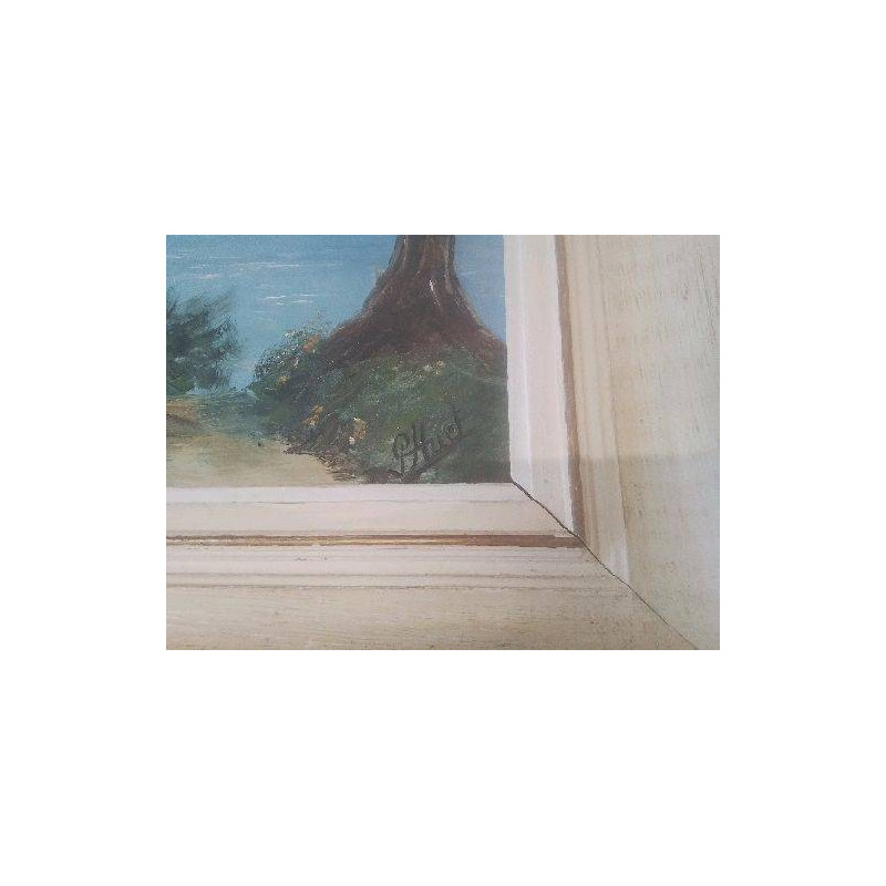 TABLEAU PINS MER SUR ISOREL P HUET