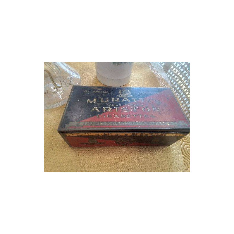 BOITE METAL VINTAGE TABAC MURATTI