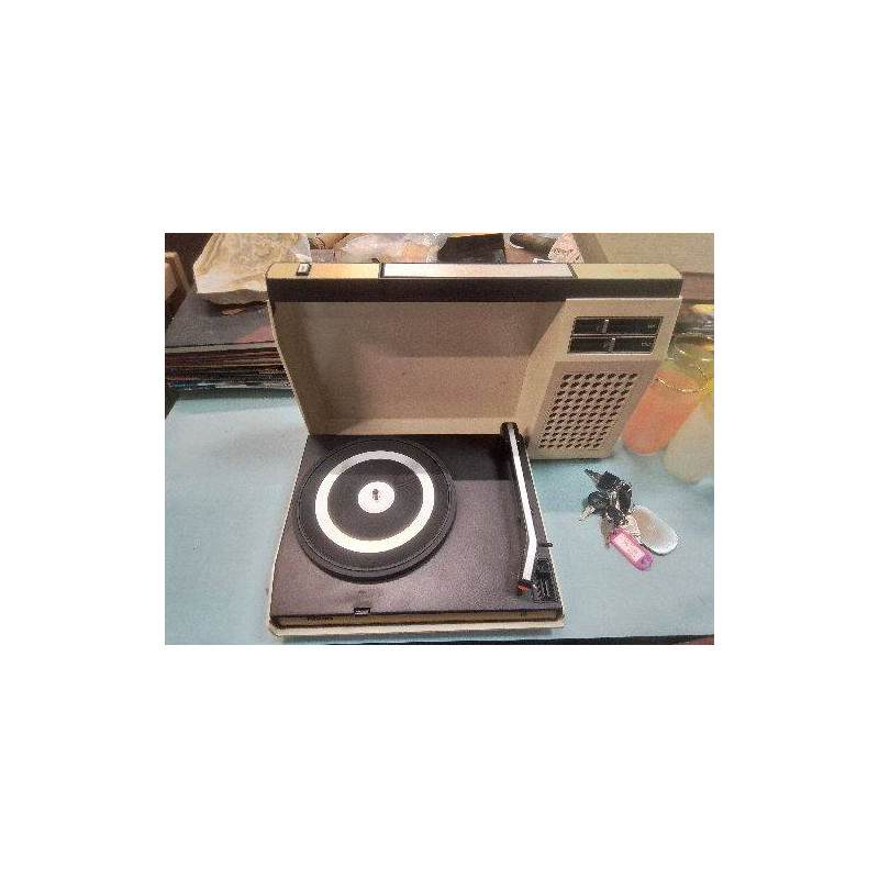 TOURNE DISQUE MALETTE SANS CABLE FONCTIONNE