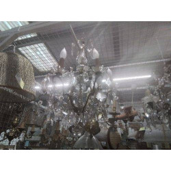 LUSTRE BRONZE CRISTAL 1...