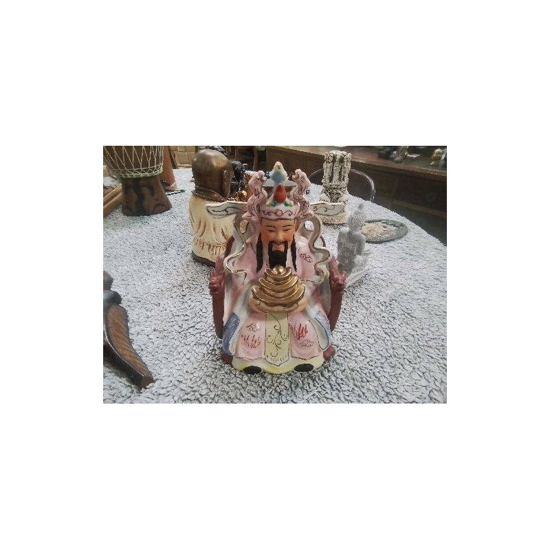 SAGE CHINOIS ASSIS FAIENCE 