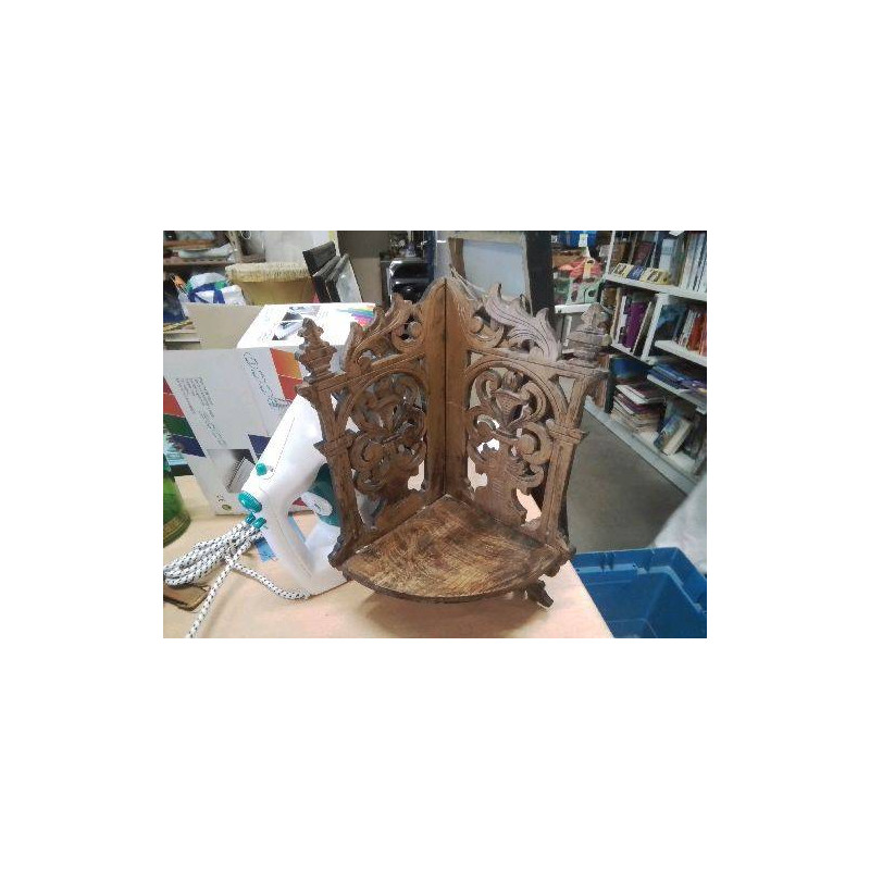 ETAGERE ANGLE PLIABLE BOIS AJOURÉE 
