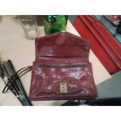 POCHETTE CUIR VINTAGE FRANCE