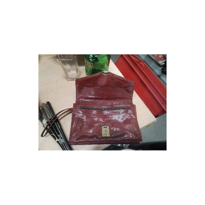 POCHETTE CUIR VINTAGE FRANCE