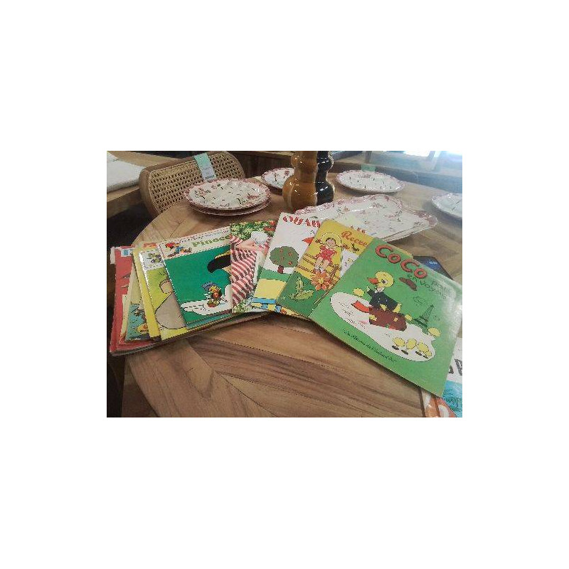 LOT ALBUMS VINTAGES POUR ENFANT