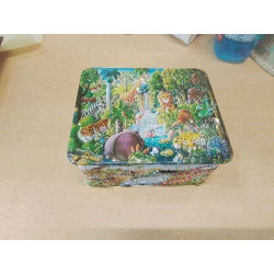 BOITE METAL RELIEF JUNGLE