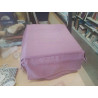 LOT 6 COUSSINS DE CHAISE A RUBANS VIOLETS