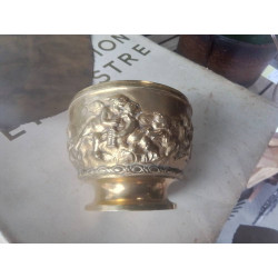 COUPE BRONZE DECOR ANGELOTS  BARBEDIENNE