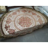 TAPIS ROND 135 CM FLEURI BRILLANT