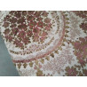 TAPIS ROND 135 CM FLEURI BRILLANT