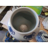 POTICHE CHINOISE GM BLEU BLANC