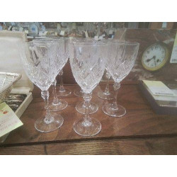  LOT VERRES CRISTAL D ARQUES