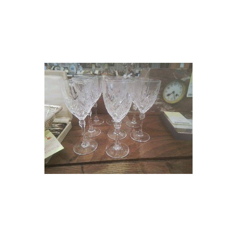  LOT VERRES CRISTAL D ARQUES