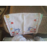 NAPPERON VINTAGE RECTANGULAIRE BRODE MAON