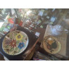 ASSIETTE POTERIE ST PUIGDEMONT DECORATIVE FRUITS OU FLEURS
