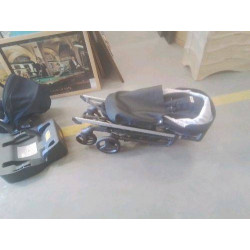 POUSSETTE CANNE TRILOGY+COSY + BASE VOITURE+NACELLE